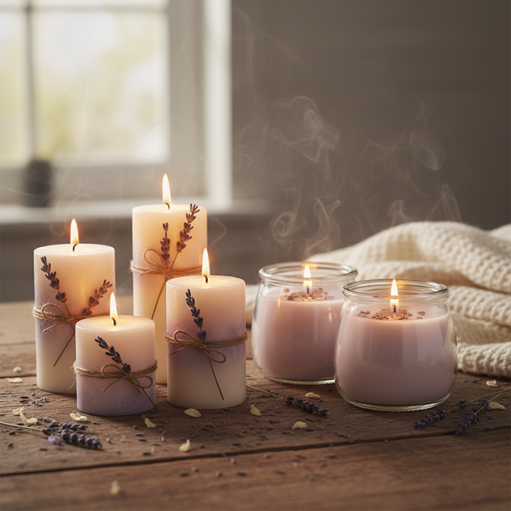 Lavender Candles